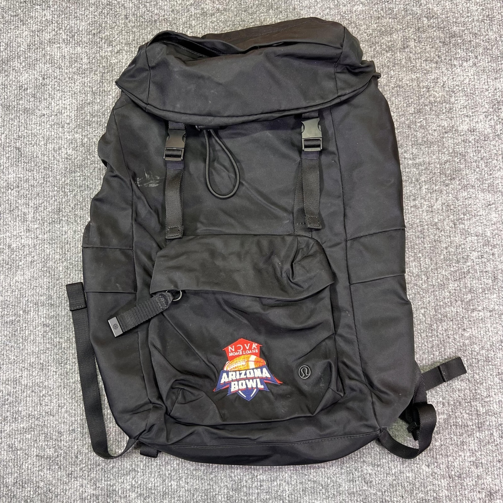 Lululemon Arizona Bowl Backpack One Size Black Ncaa Football Embroidered Logo